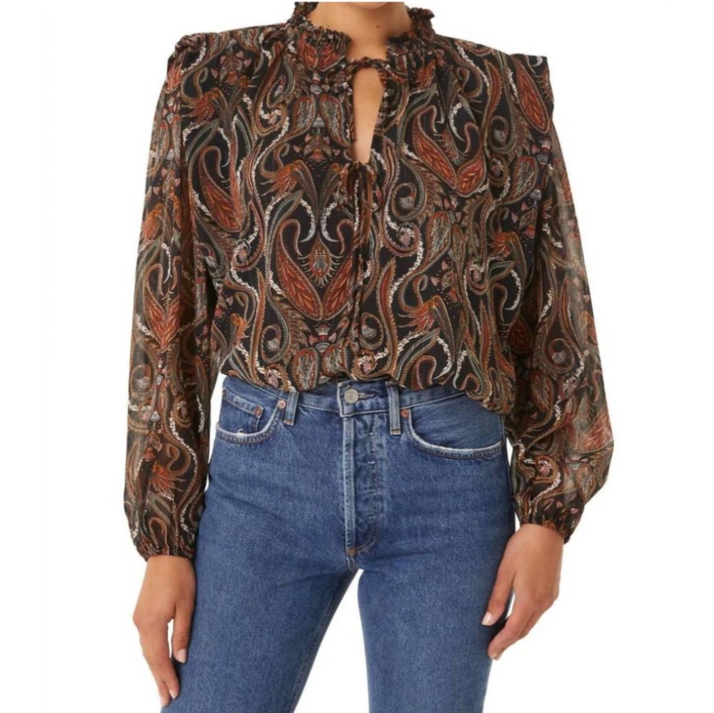 NWT NEW MISA LOS ANGELES Helena  Spartina Paisley XS
